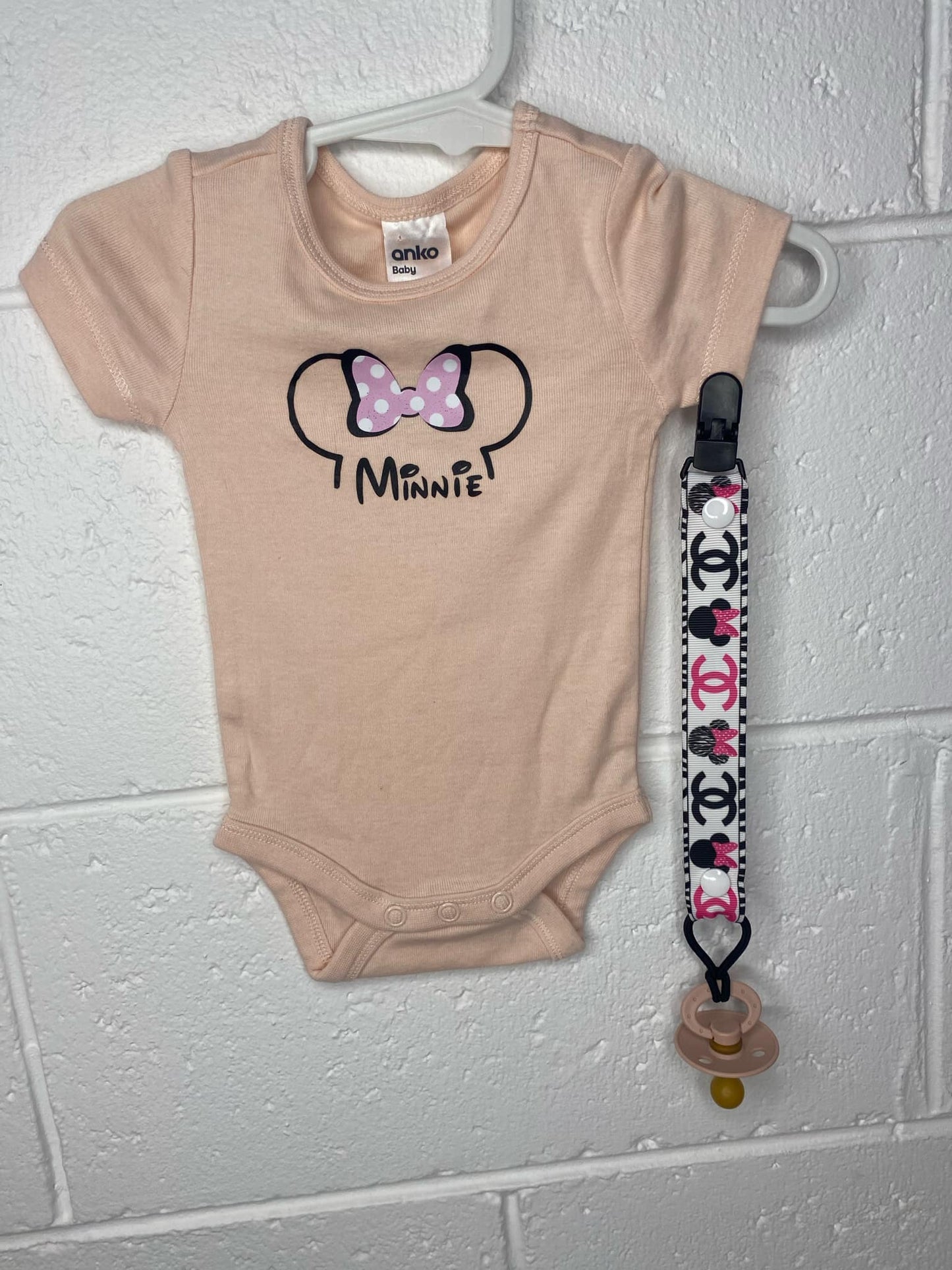 Adorable Onesie & Matching Dummy Chain Set for Reborn Baby Dolls!