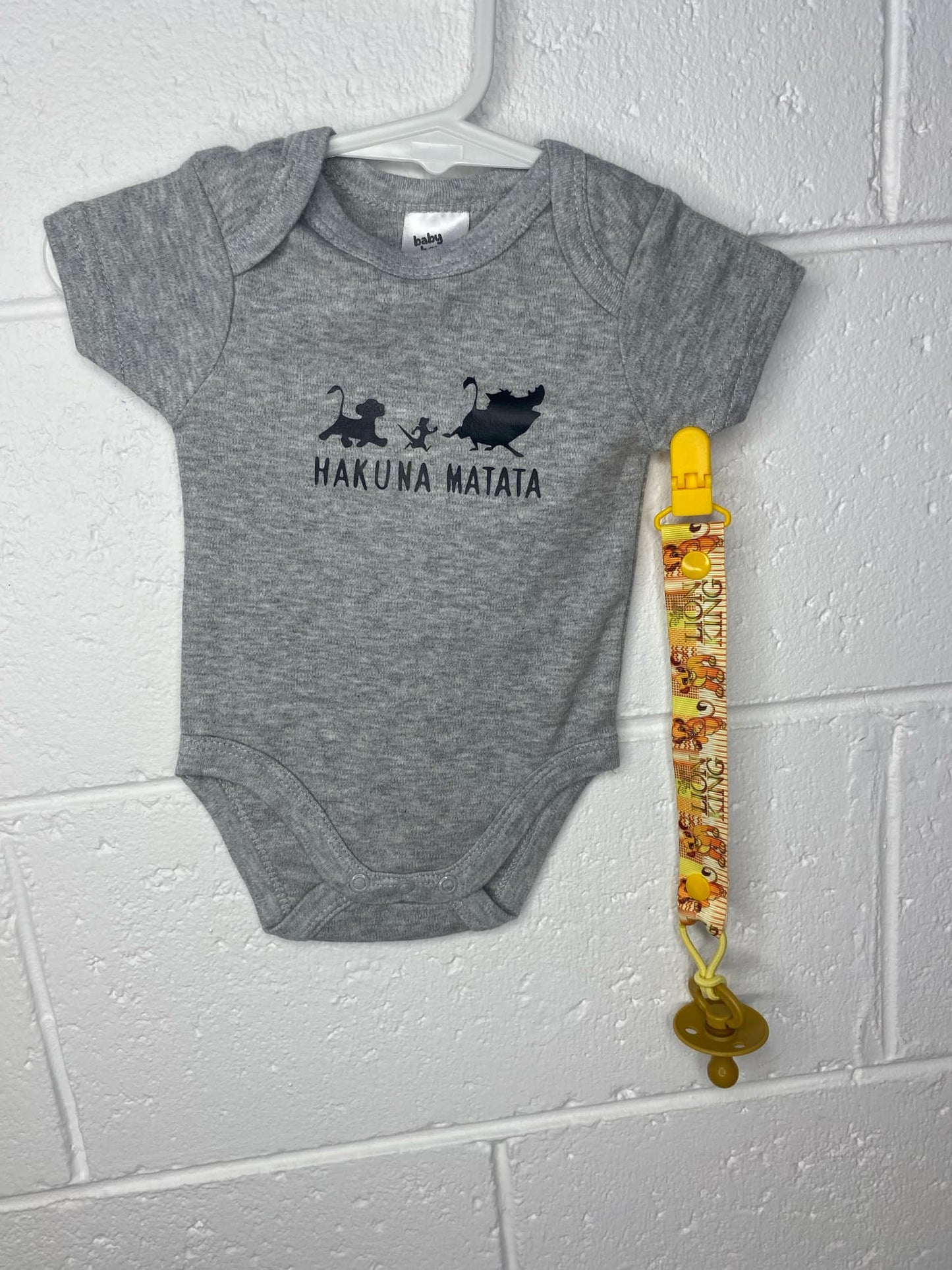 Adorable Onesie & Matching Dummy Chain Set for Reborn Baby Dolls!