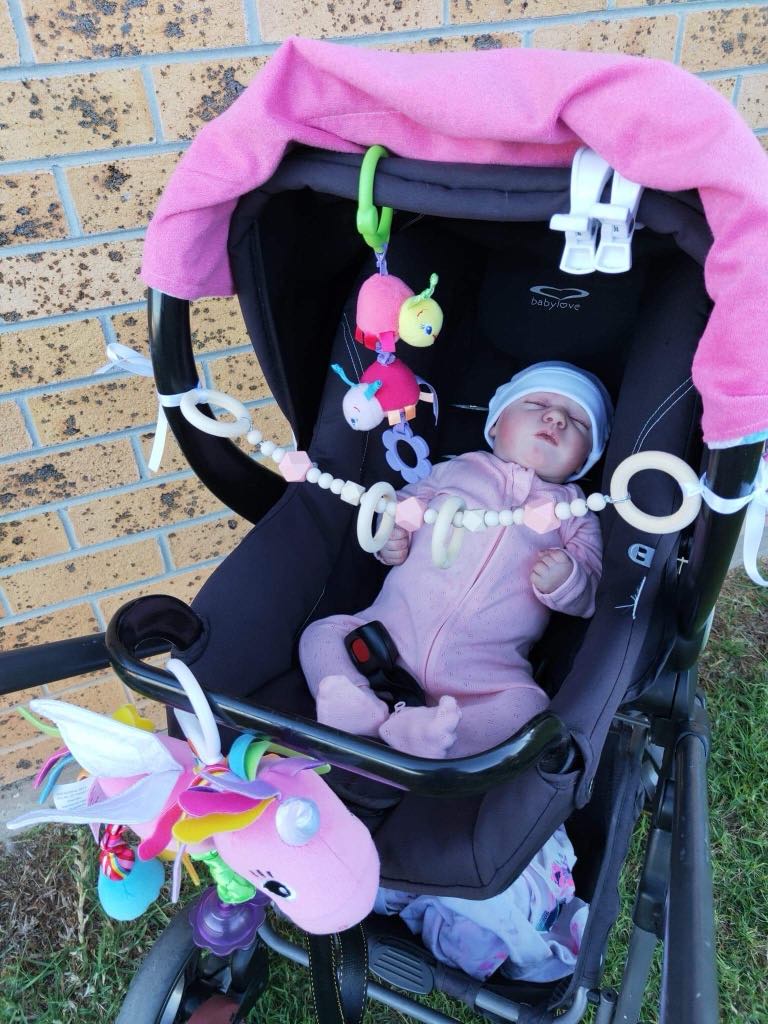 Reborn Baby Pram/ Capsule Garland